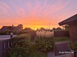 Solnedgang er nu pænt